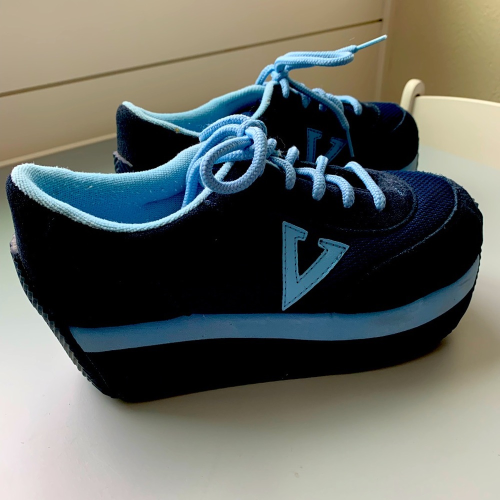 VOLATILE, ‘Expulsion’ sought after Blue platform with Black Suede accents